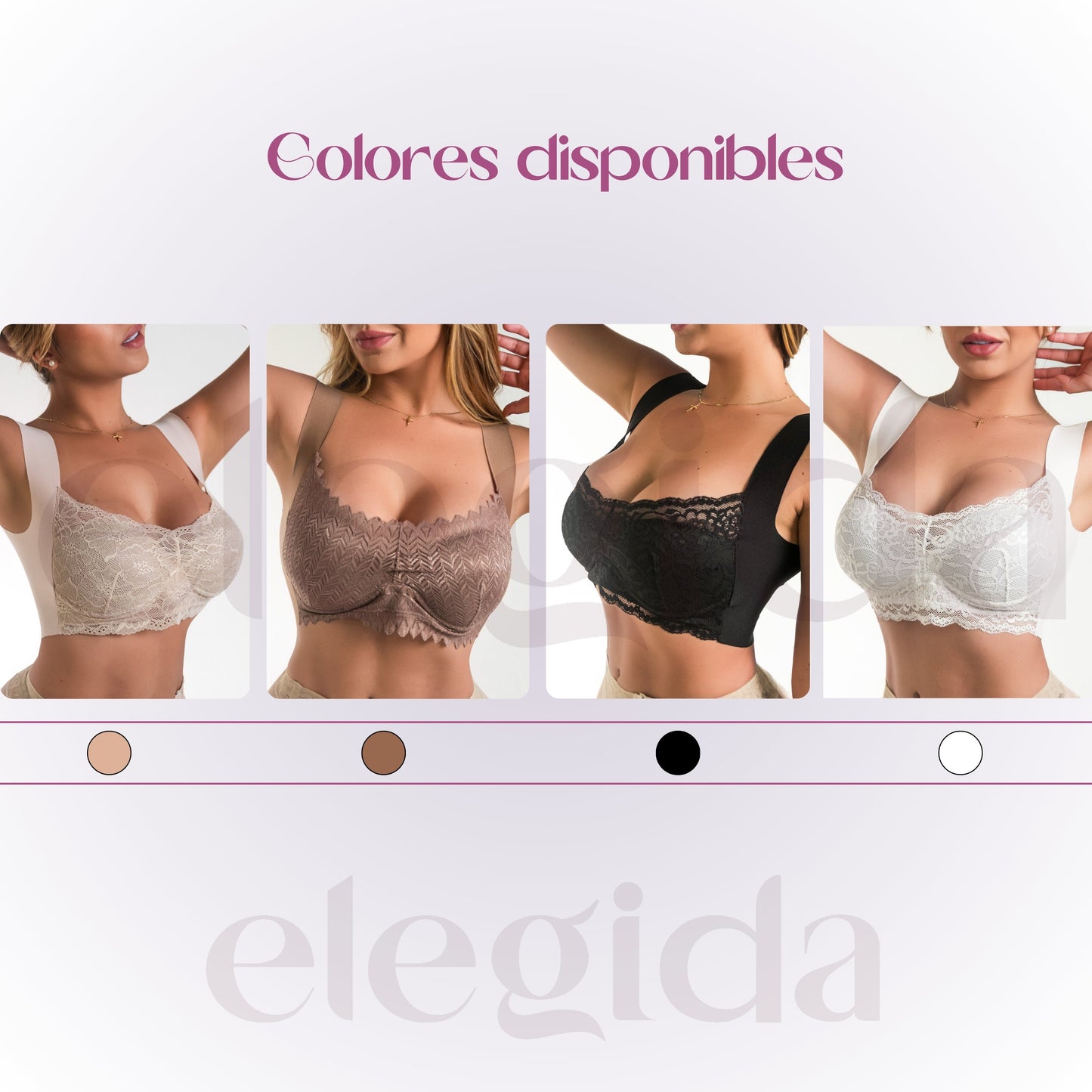 Brasier encaje flexible- Realza tu esencia con delicadeza.