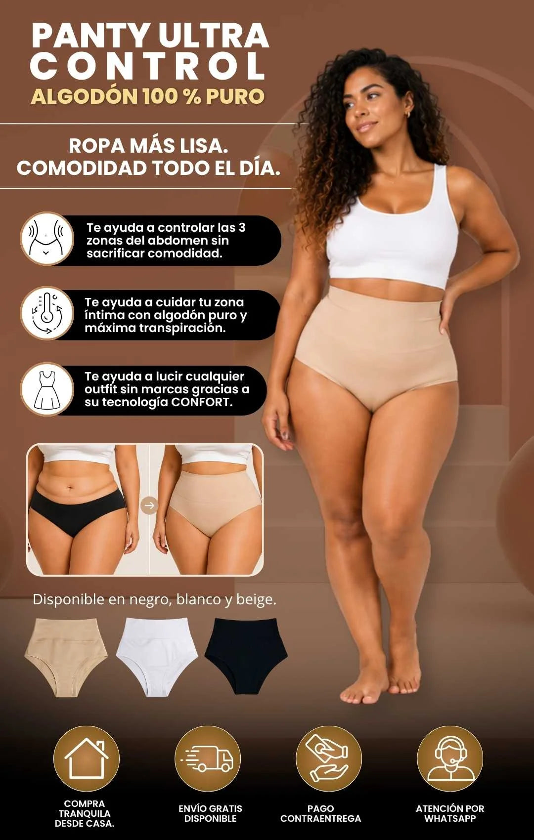 #3 Panty Algodón Faja V12