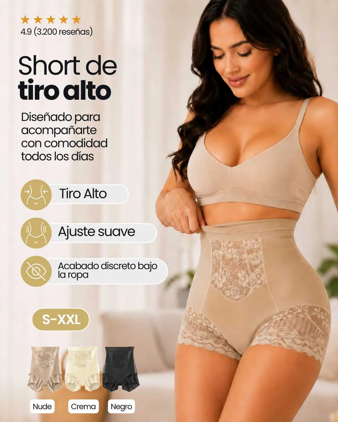 #54  Short de encaje levata cola