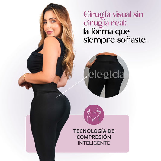 Legging reductor y moldeador – ¡Luce como si te hubieras operado, pero sin dolor ni gastos innecesarios!