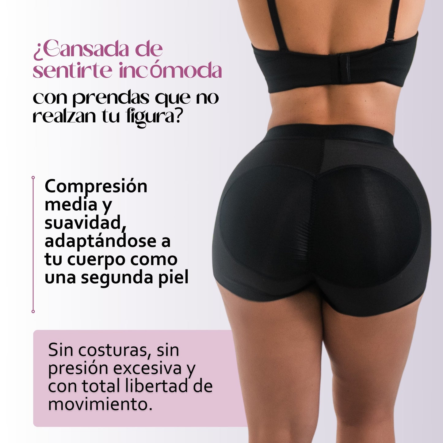 Panty control extremo con levantacola