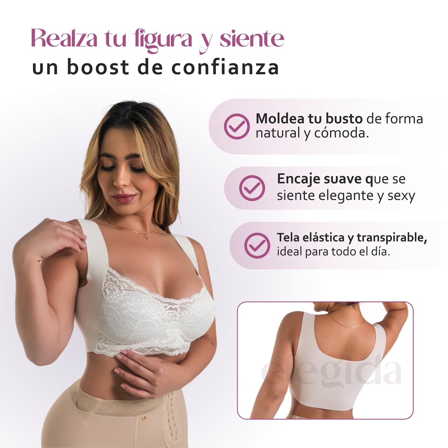 Brasier encaje flexible Oferta