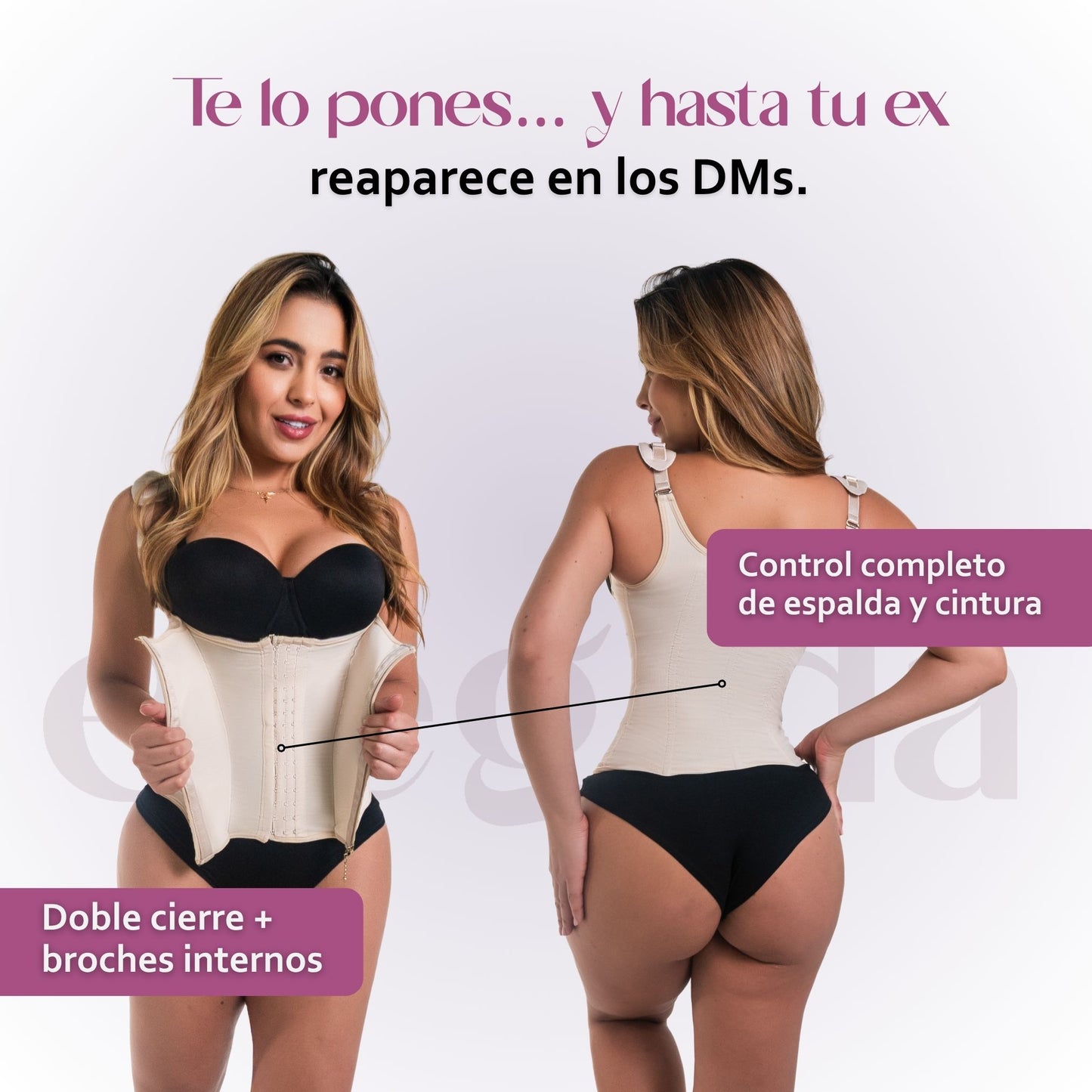 Chaleco Moldeador “Figura Esculpida” Van a jurar que te operaste… pero es el chaleco el que hace la magia.