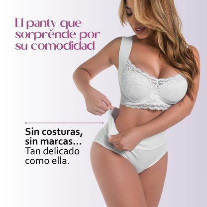 Panty de algodón con compresión suave – Tan cómodo que se olvida que lo tiene puesto.