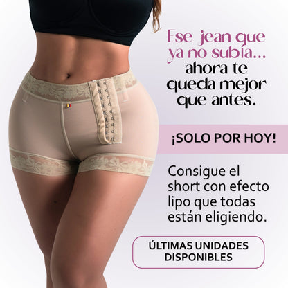 Short con broche lateral- Vuelve a usar esa ropa que amabas… sin marcas, sin incomodidad y sin dejar de ser tú.