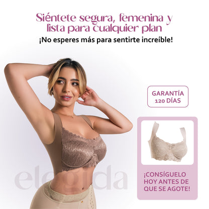 Brasier encaje flexible- Realza tu esencia con delicadeza.