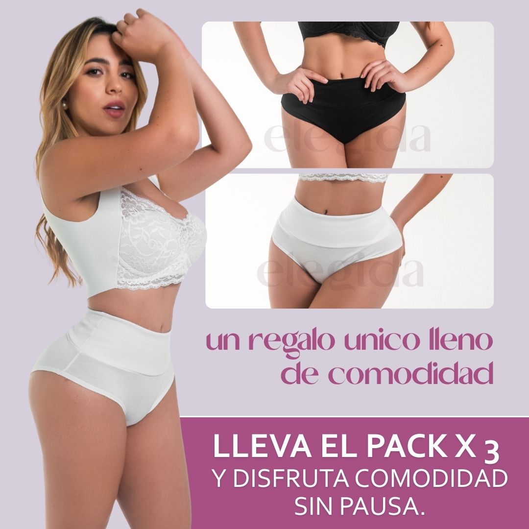 Panty de algodón con compresión suave – Tan cómodo que se olvida que lo tiene puesto.