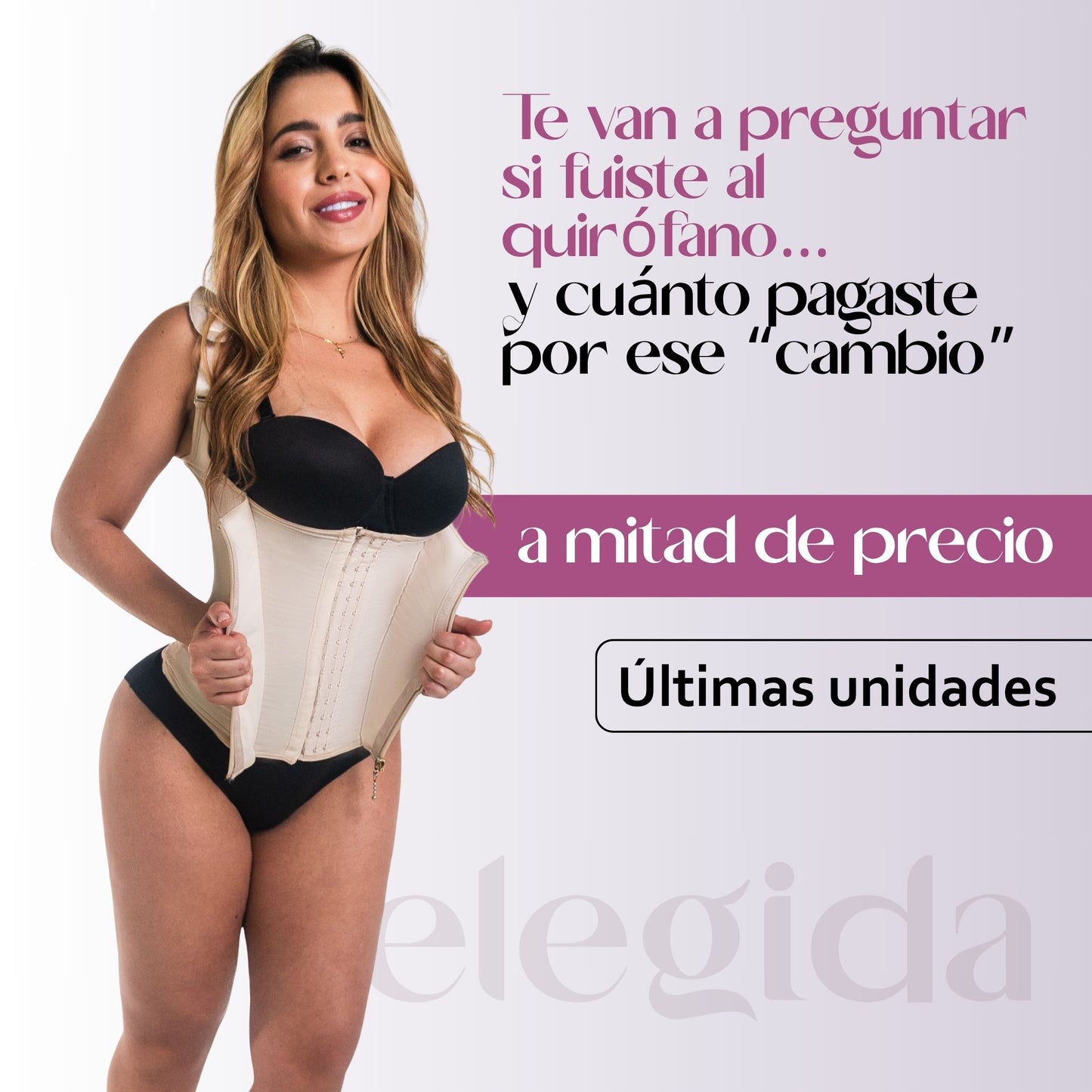 Chaleco Moldeador “Figura Esculpida” Van a jurar que te operaste… pero es el chaleco el que hace la magia.