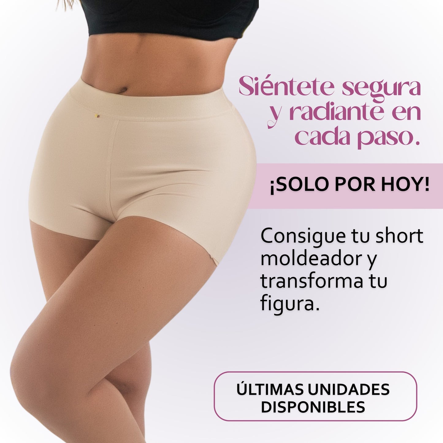 Panty control extremo con levantacola