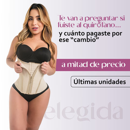 Cinturilla Moldeadora “Cintura Definida” Van a pensar que pasaste por bisturí… pero son las 9 varillas las que hacen el trabajo.