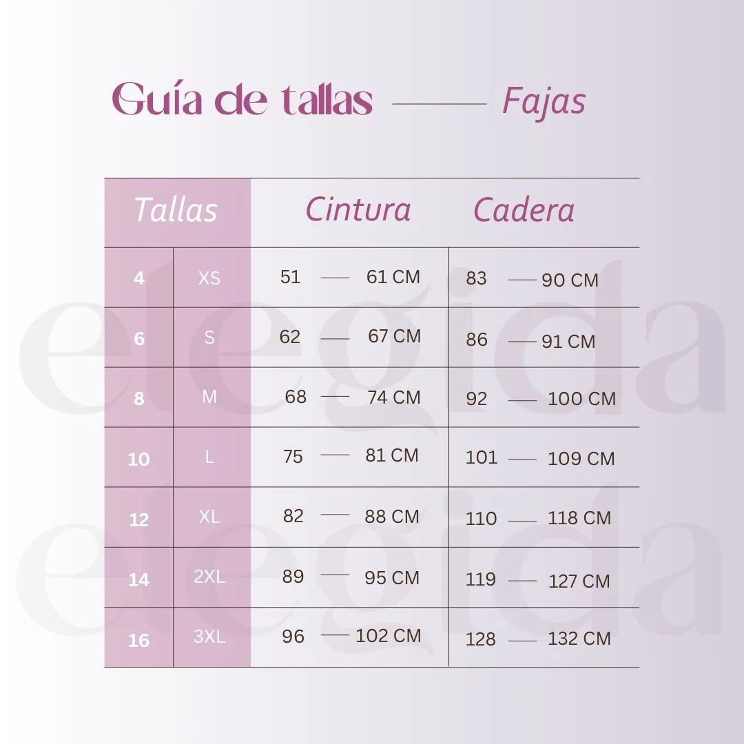 Faja Reloj De Arena Elegida 4 en 1  + Corrector de Postura