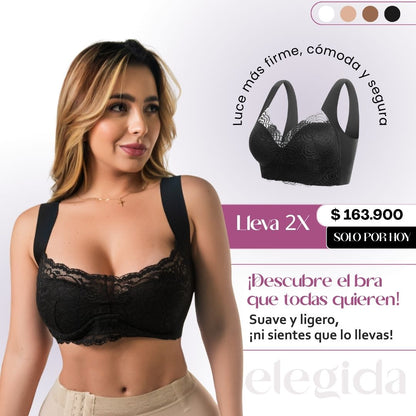 Brasier encaje flexible- Realza tu esencia con delicadeza.