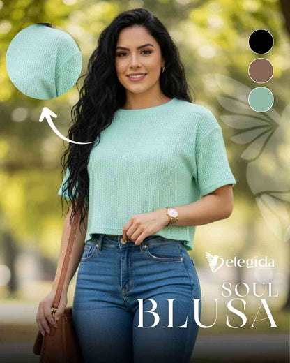 Blusa Textura Premium - Marca Elegida
