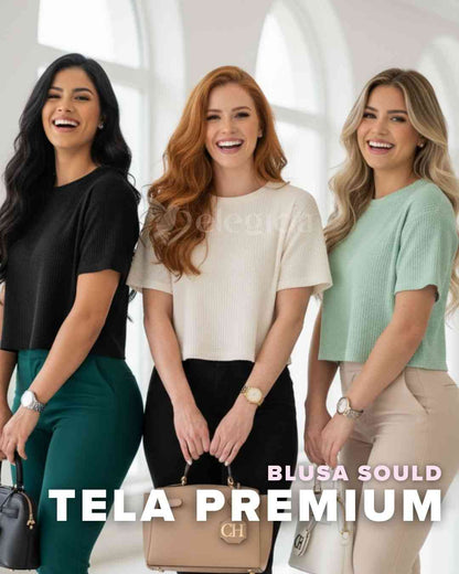 Blusa Textura Premium - Marca Elegida